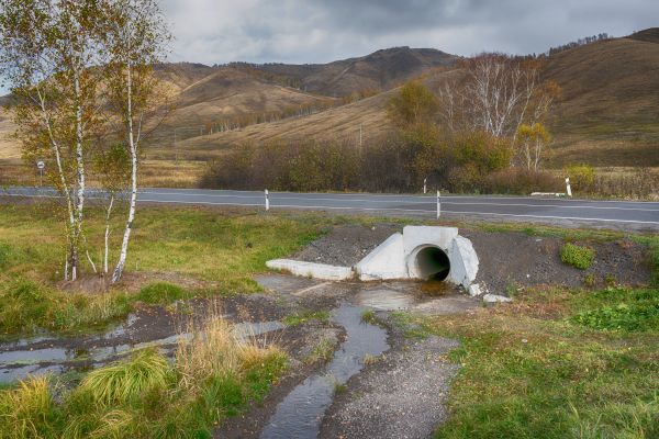 Landscape Water Redirection