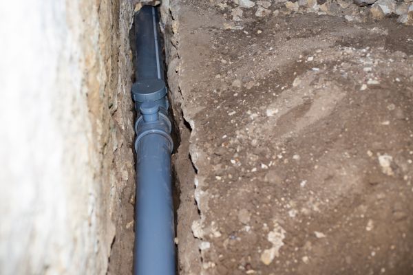 Drain Line Installation in Round Rock