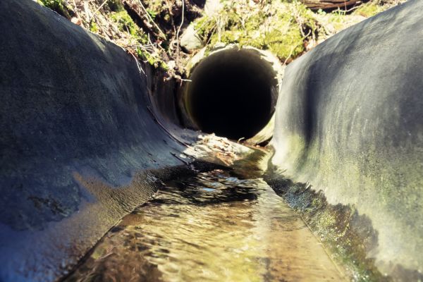 Drainage Swale Installation in Round Rock
