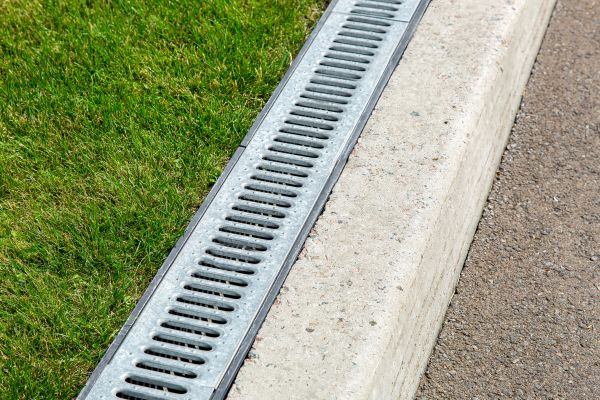 Courtyard Drain Installation in Round Rock