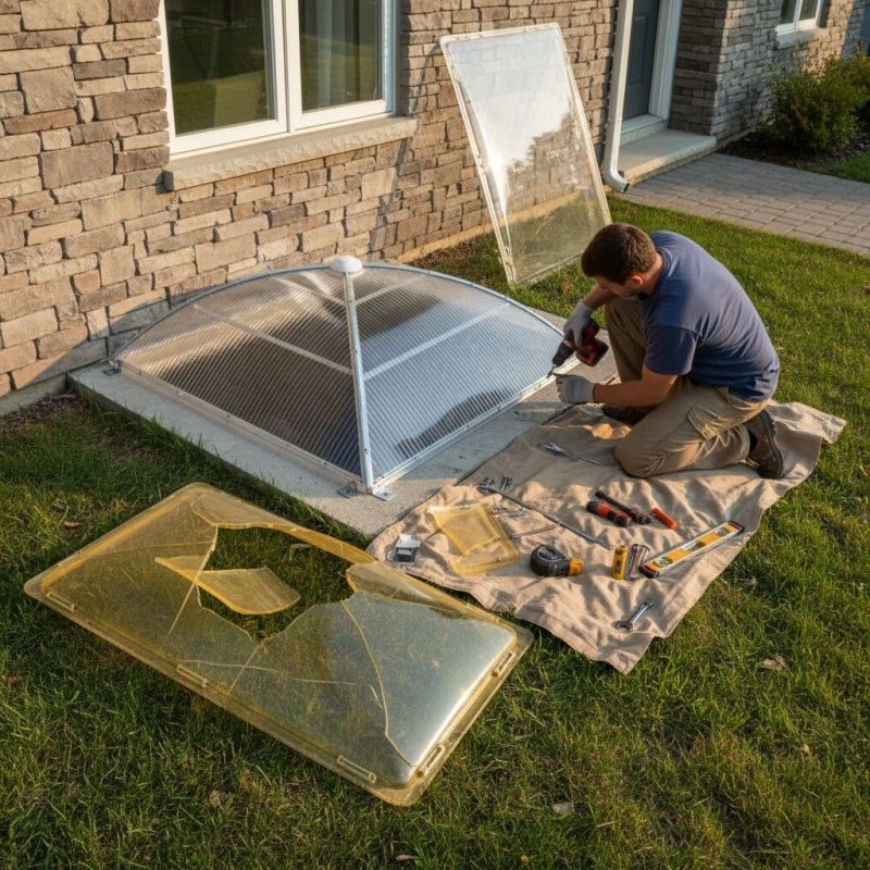 Window Well Installation detail