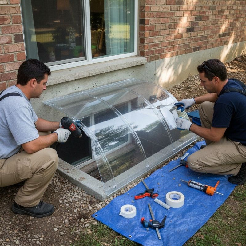 Window Well Installation detail